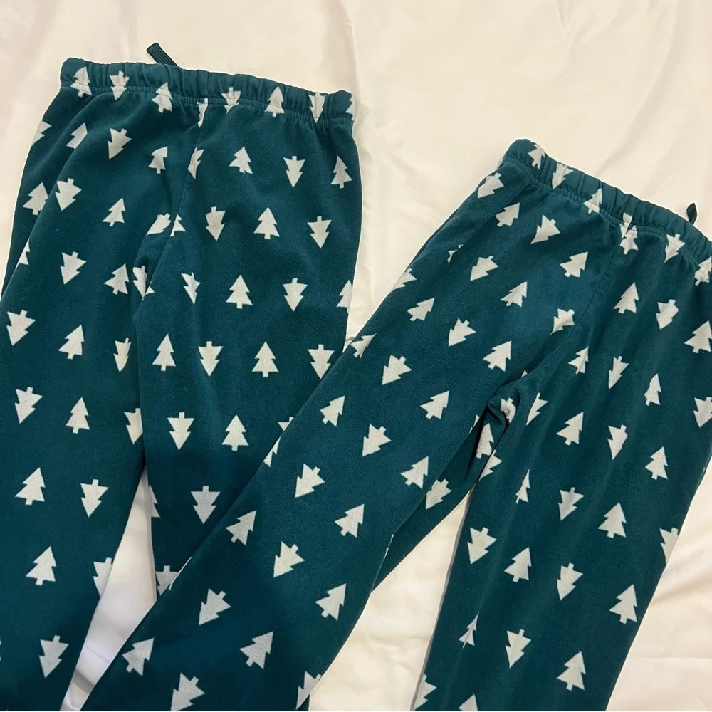 Primary Christmas Tree Fleece Pajama Jogger Size 6-7 Years